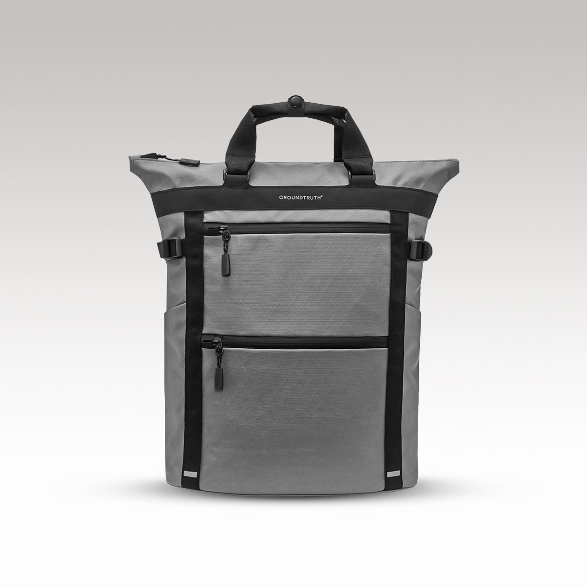 RIKR 17L Technical Tote Backpack GROUNDTRUTH color black #color_Summit Grey