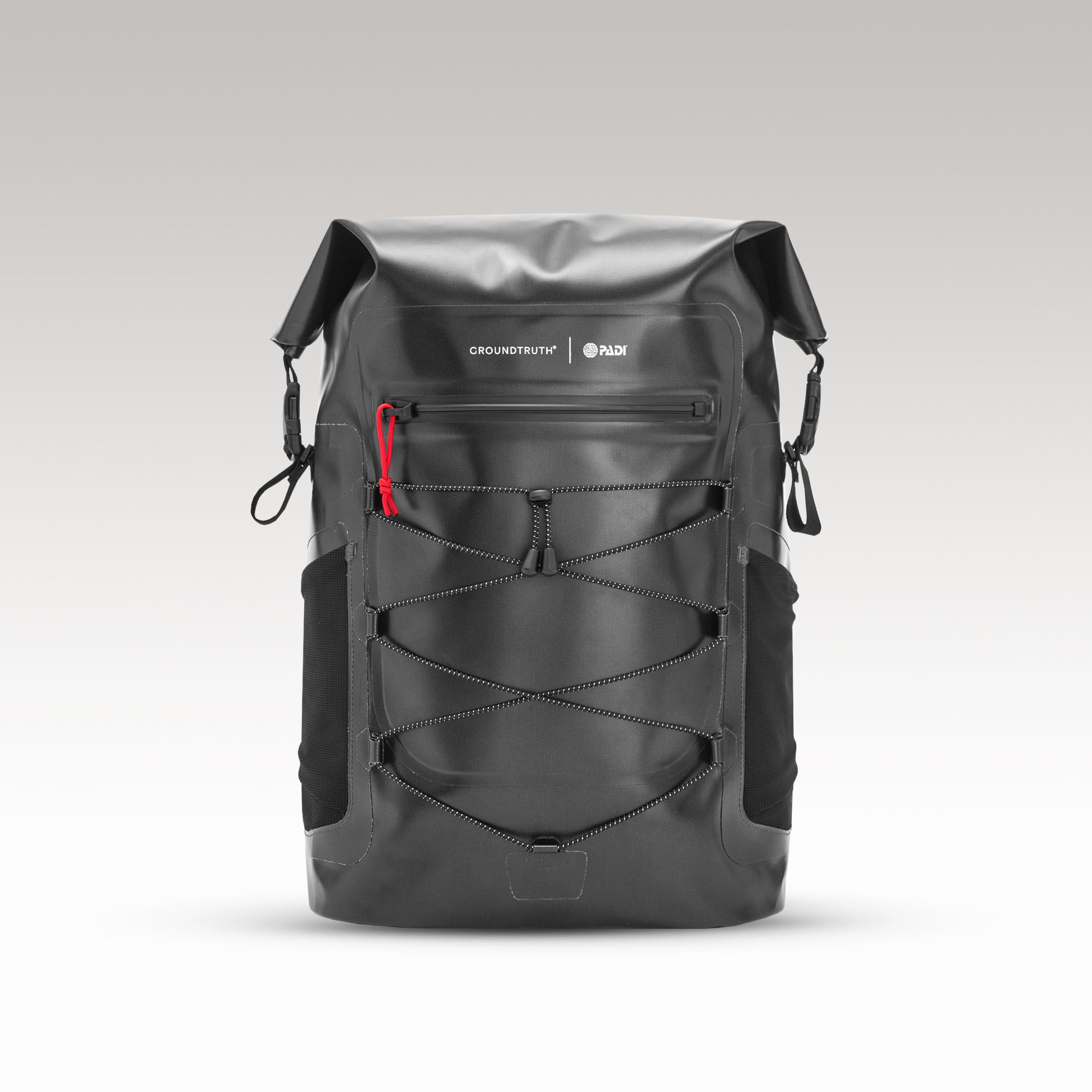25L Roll Top Dry Backpack | UNDA - GROUNDTRUTH PADI Collaboration - #color_Deep Black