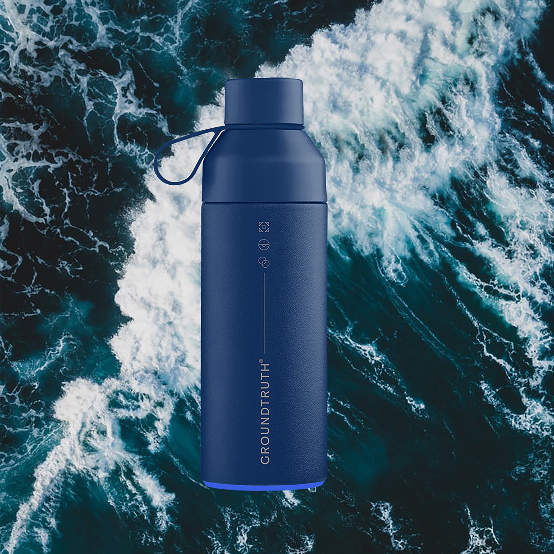 GROUNDTRUTH Ocean Bottle 500ml #color_Ocean Blue