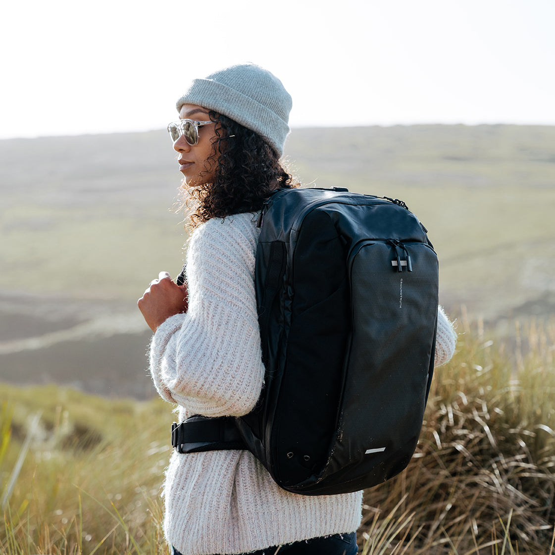 RIKR 38L Hybrid Duffle Pack Duffle GROUNDTRUTH #color_Eco-X Black
