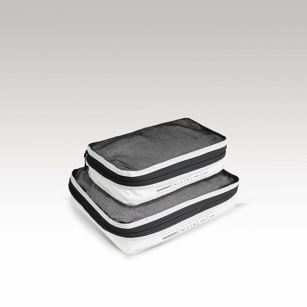 Compression Packing Cube Set | GROUNDTRUTH color white #color_white