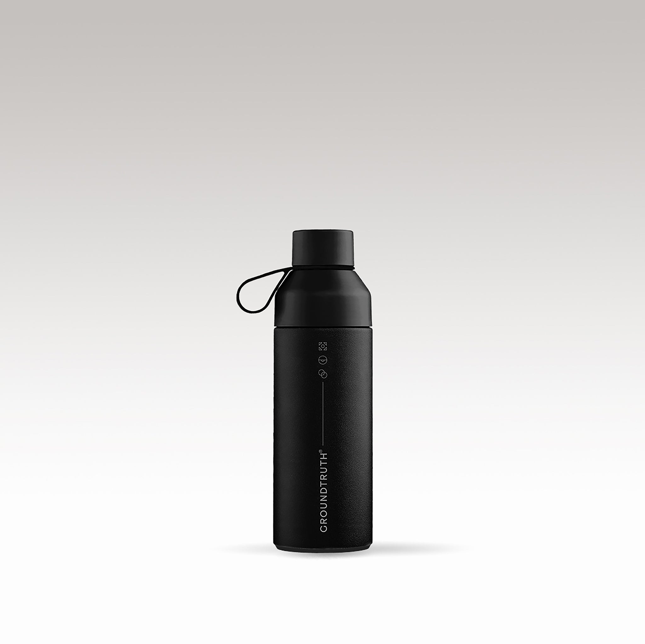 Harrods Silicone Grip Water Bottle - Grey - One Size