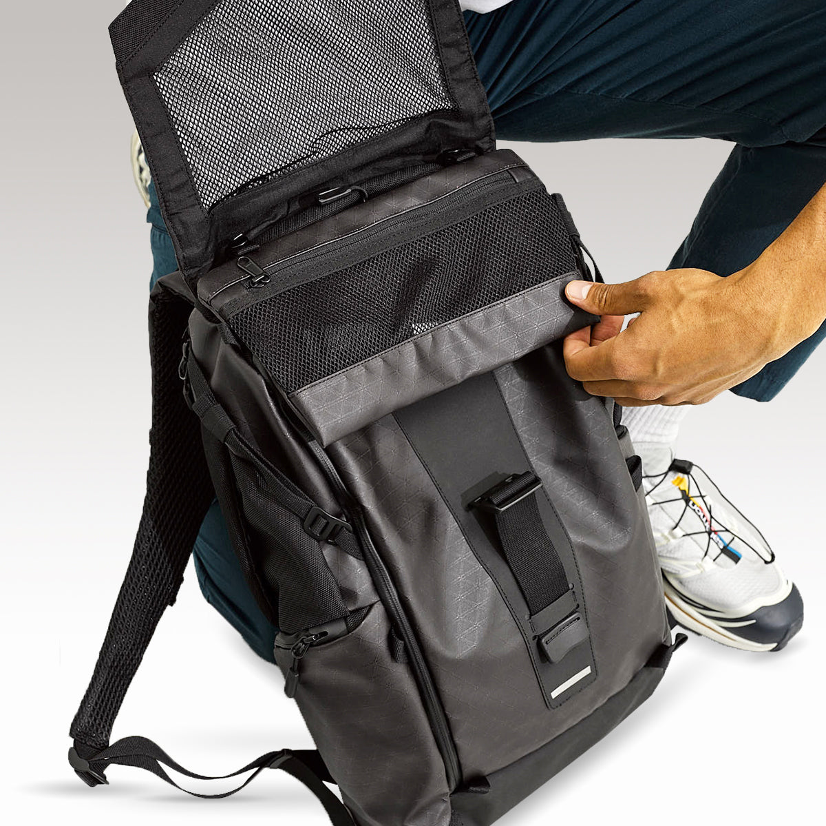 RIKR 23L Ultimate Backpack GROUNDTRUTH and Crossbody Travel Pouch | RIKR