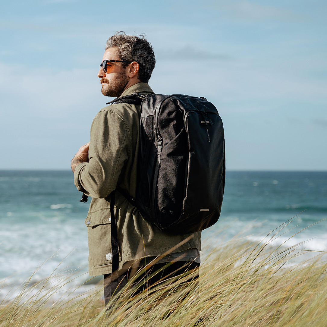 RIKR 38L Hybrid Duffle Pack Duffle GROUNDTRUTH #color_Eco-X Black