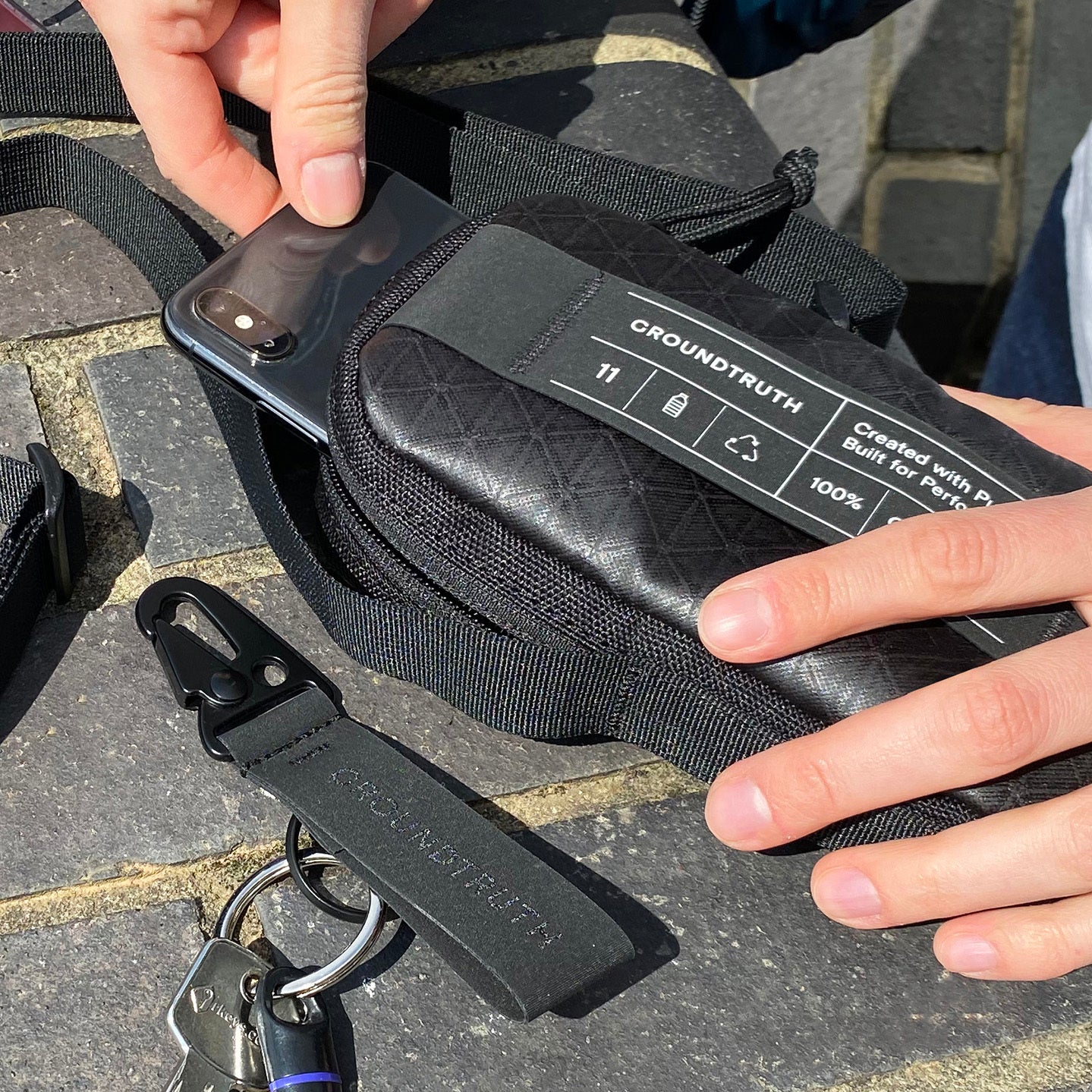 RIKR Cross-body Phone Bag Phone Bag GROUNDTRUTH