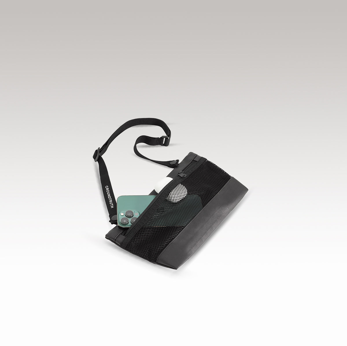 Crossbody travel Pouch | RIKR in Black