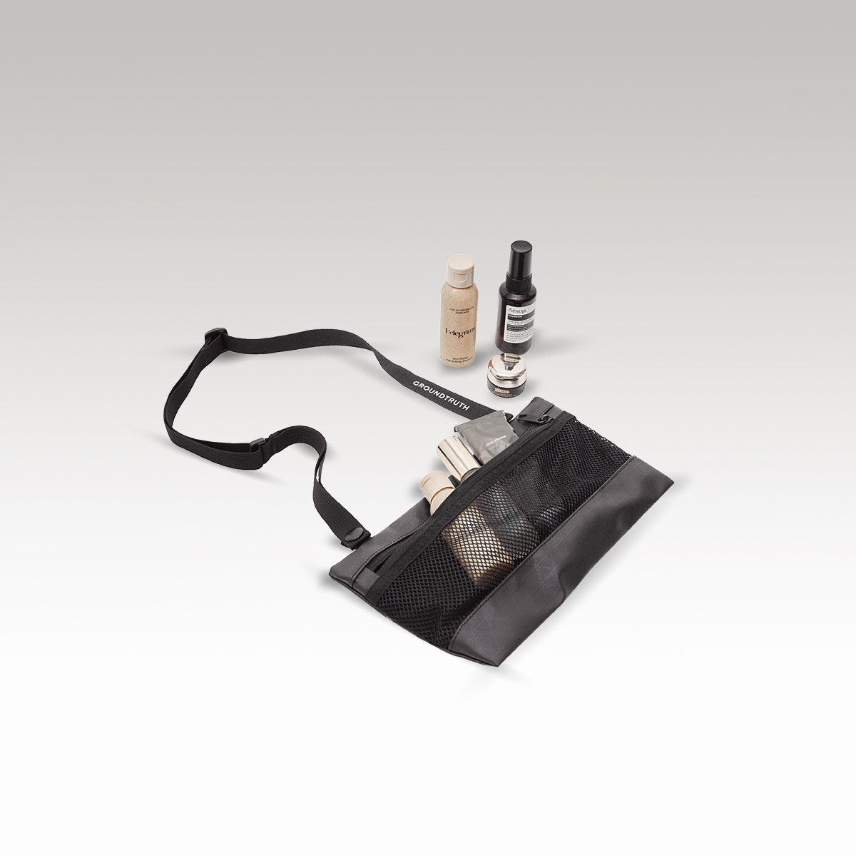 Crossbody travel Pouch | RIKR in Black