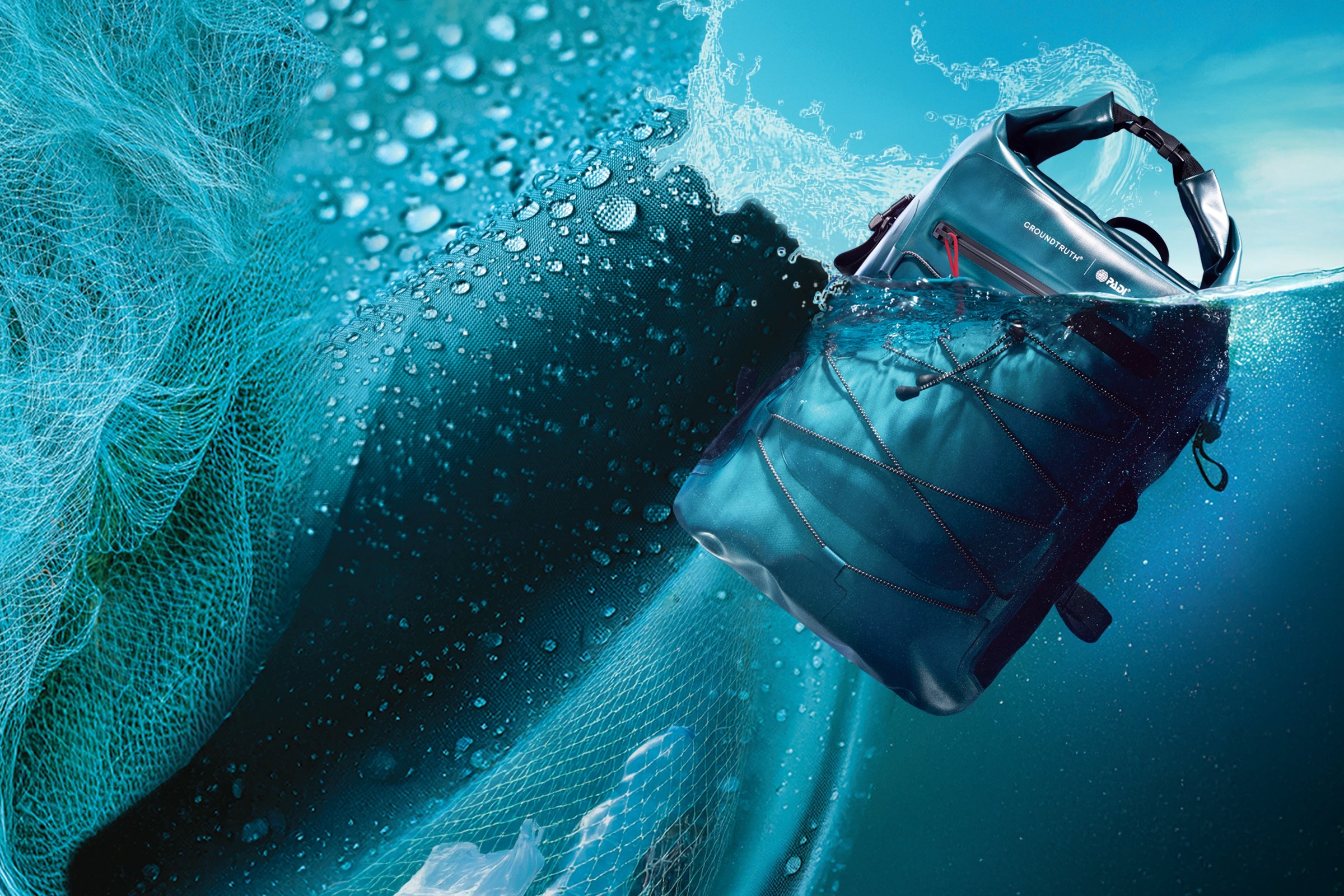 The UNDA range made from 100% recycled materials including discarded fishing gear