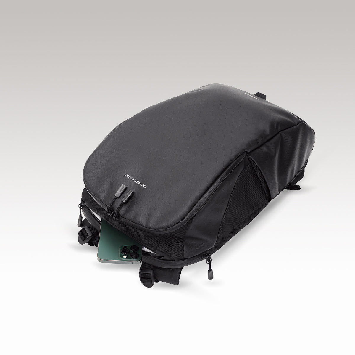 20L Everyday Backpack | RIKR | GROUNDTRUTH #color_Eco-X Black