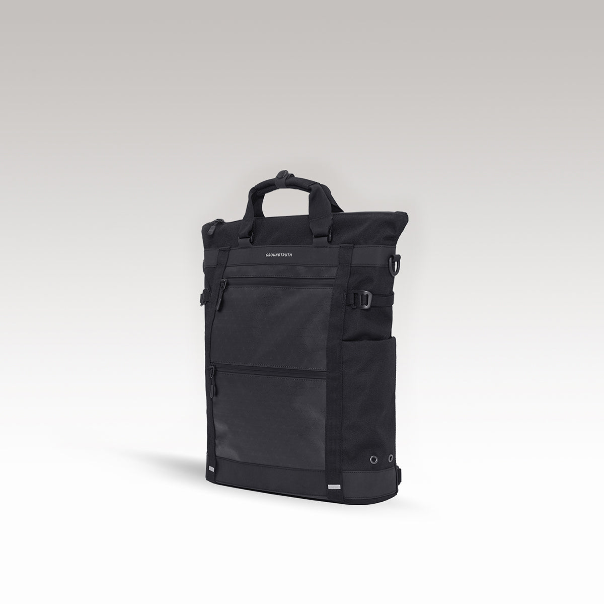 RIKR 17L Technical Tote Backpack GROUNDTRUTH color black #color_black
