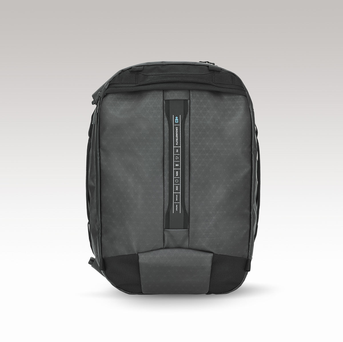 RIKR 38L Hybrid Duffle Pack Duffle GROUNDTRUTH #color_Eco-X Black