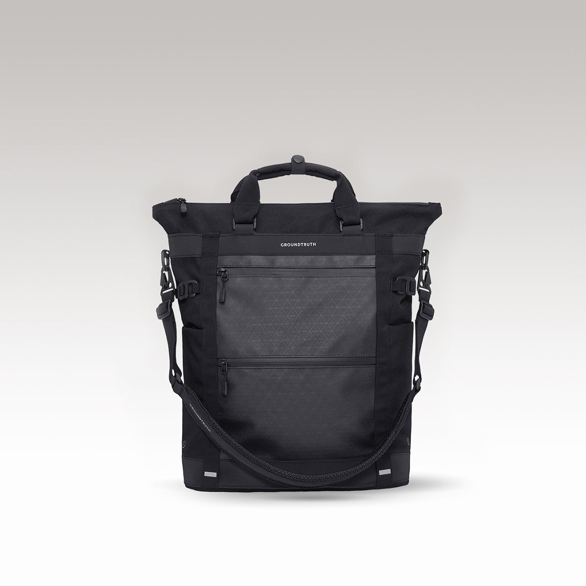 RIKR 17L Technical Tote Backpack GROUNDTRUTH color black #color_black