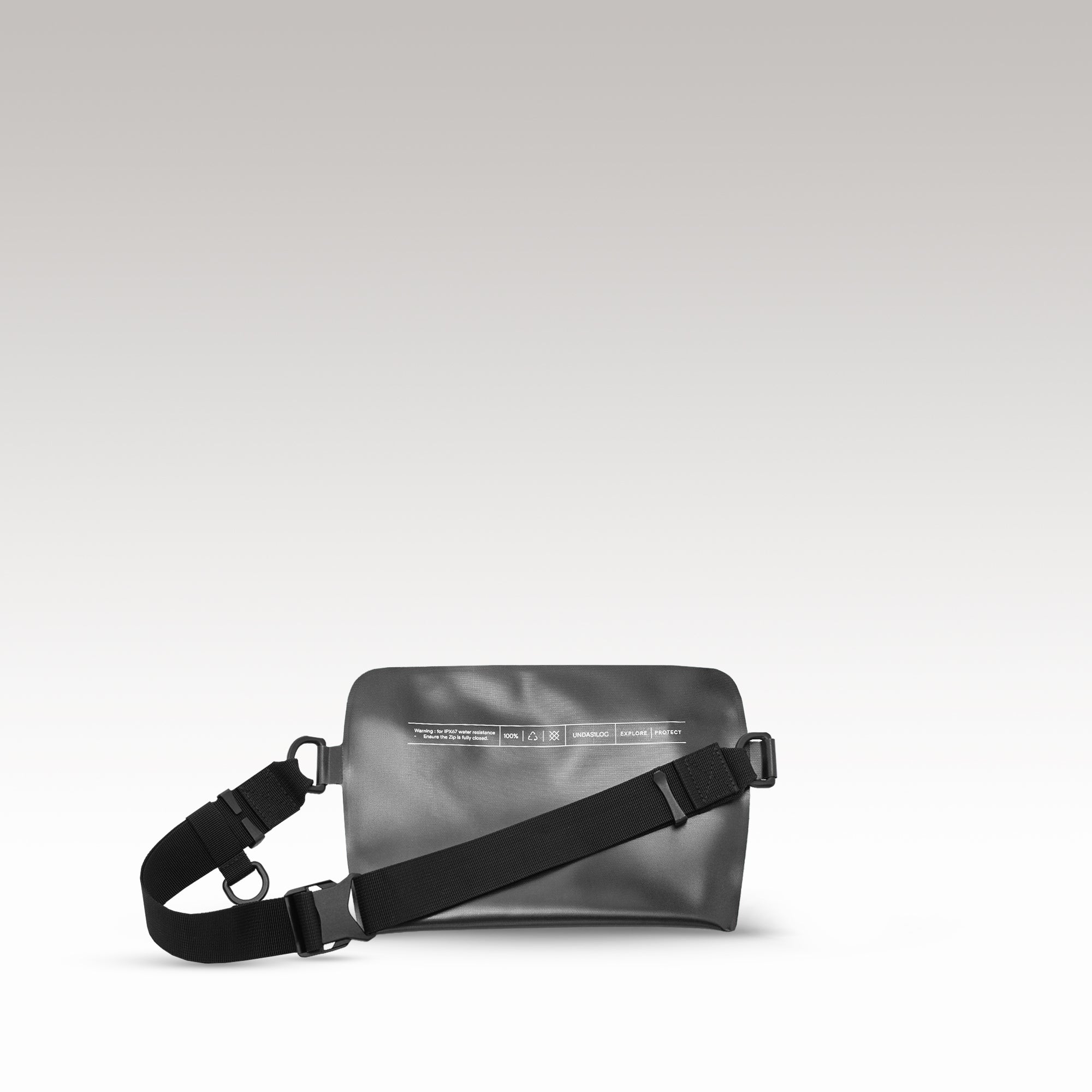 1L Cross Body Dry Sling | UNDA - GROUNDTRUTH PADI Collaboration - #color_Deep black