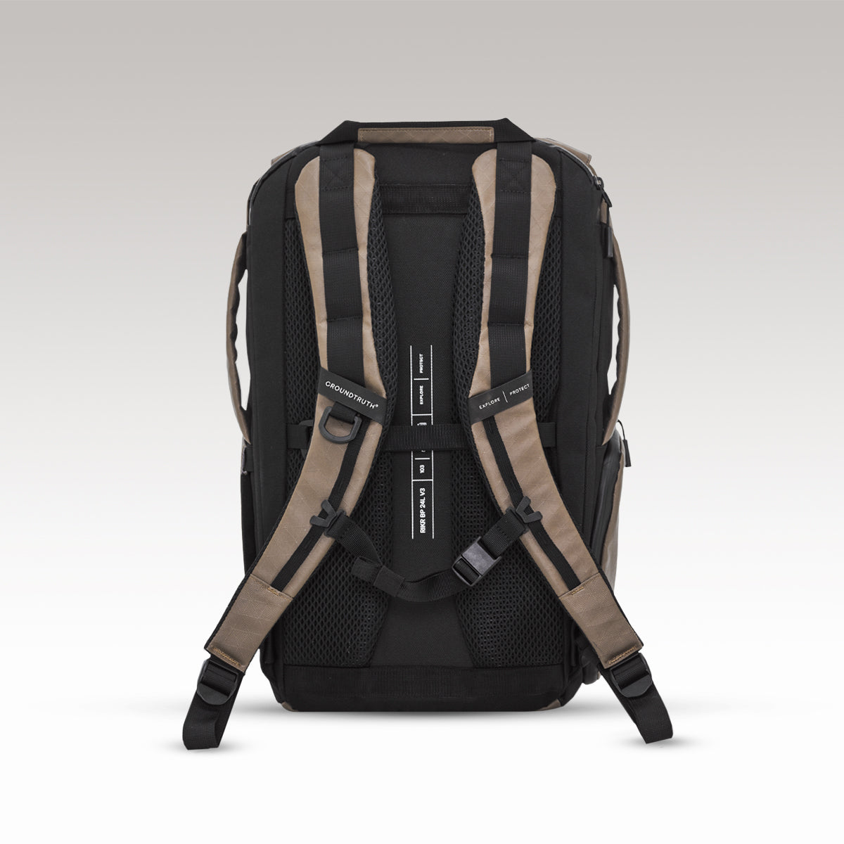 24L Ultimate Backpack | GROUNDTRUTH #color_Stone Brown