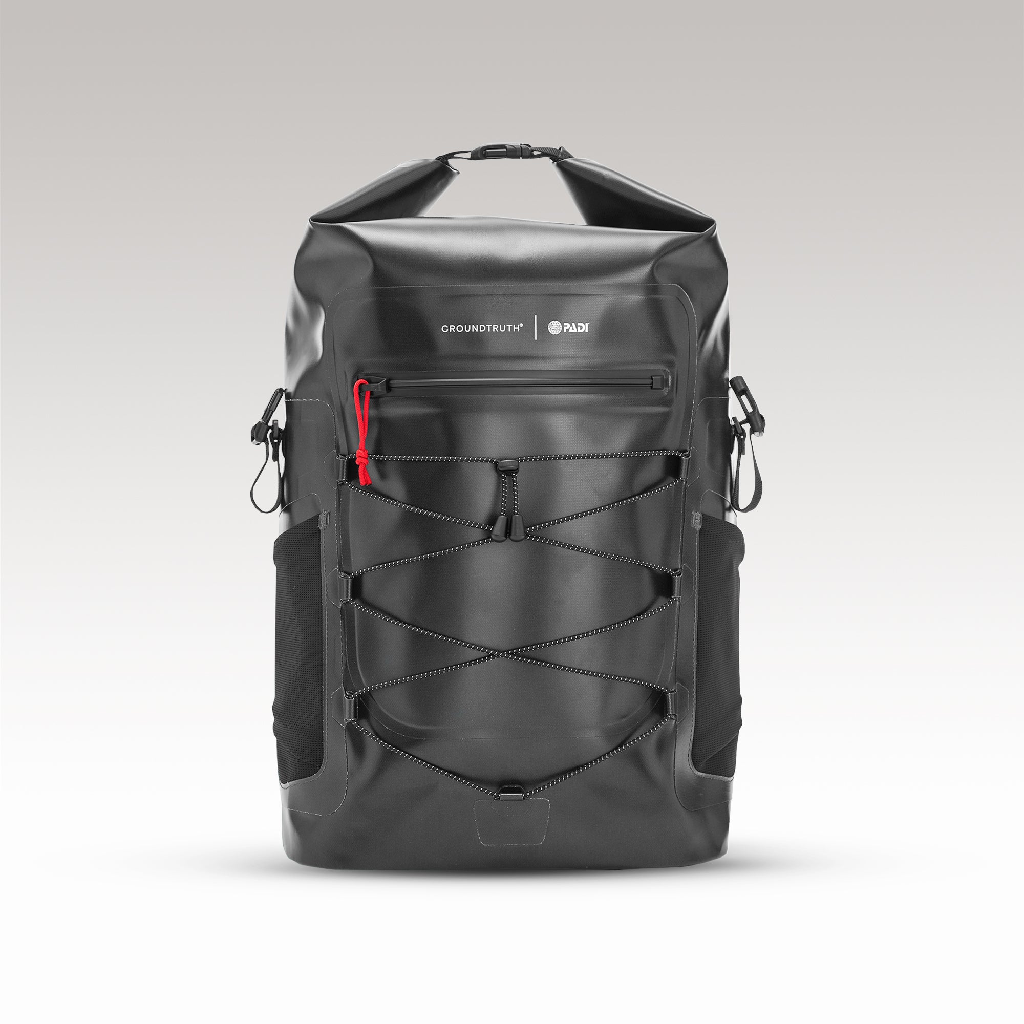 25L Roll Top Dry Backpack | UNDA - GROUNDTRUTH PADI Collaboration - #color_Deep Black