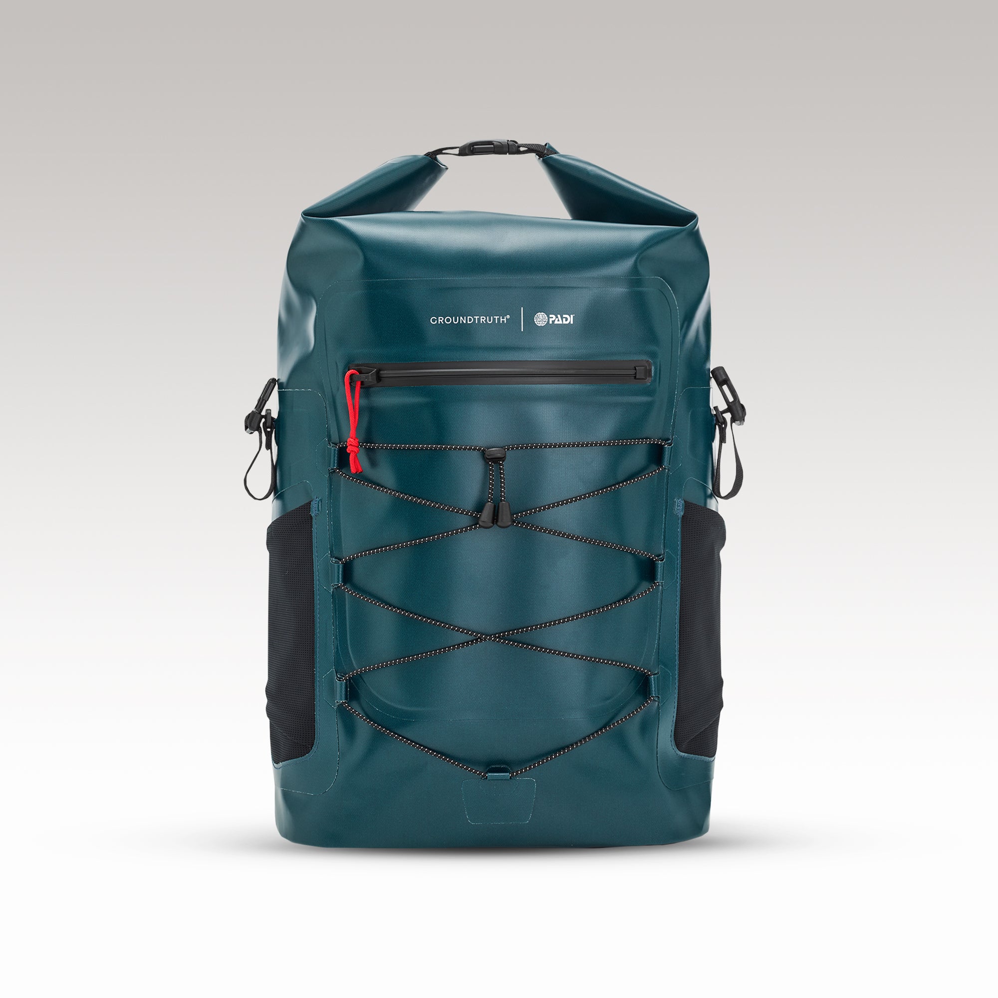 25L Roll Top Dry Backpack | UNDA - GROUNDTRUTH PADI Collaboration - #color_Ocean Green