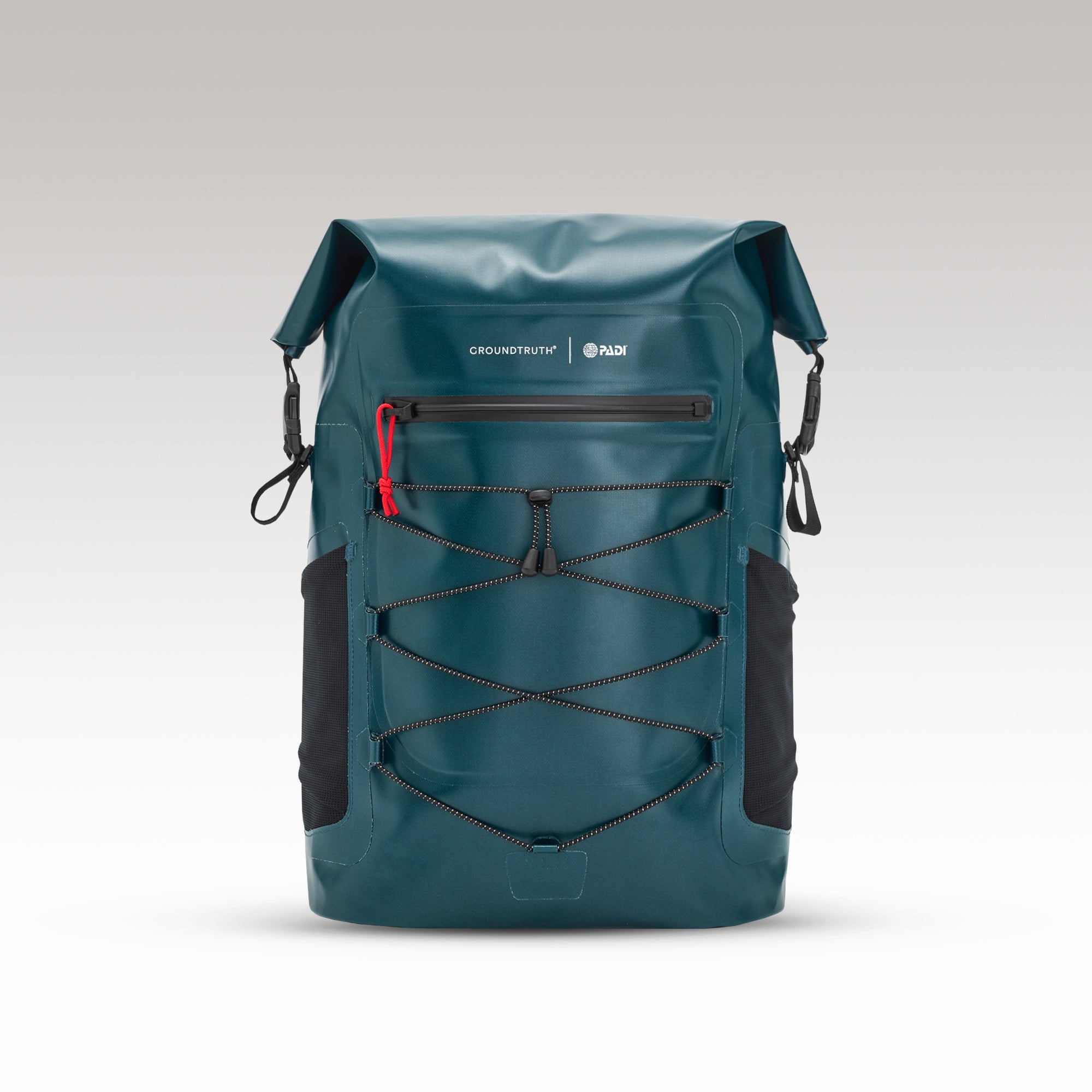 25L Roll Top Dry Backpack | UNDA - GROUNDTRUTH PADI Collaboration - #color_Ocean Green