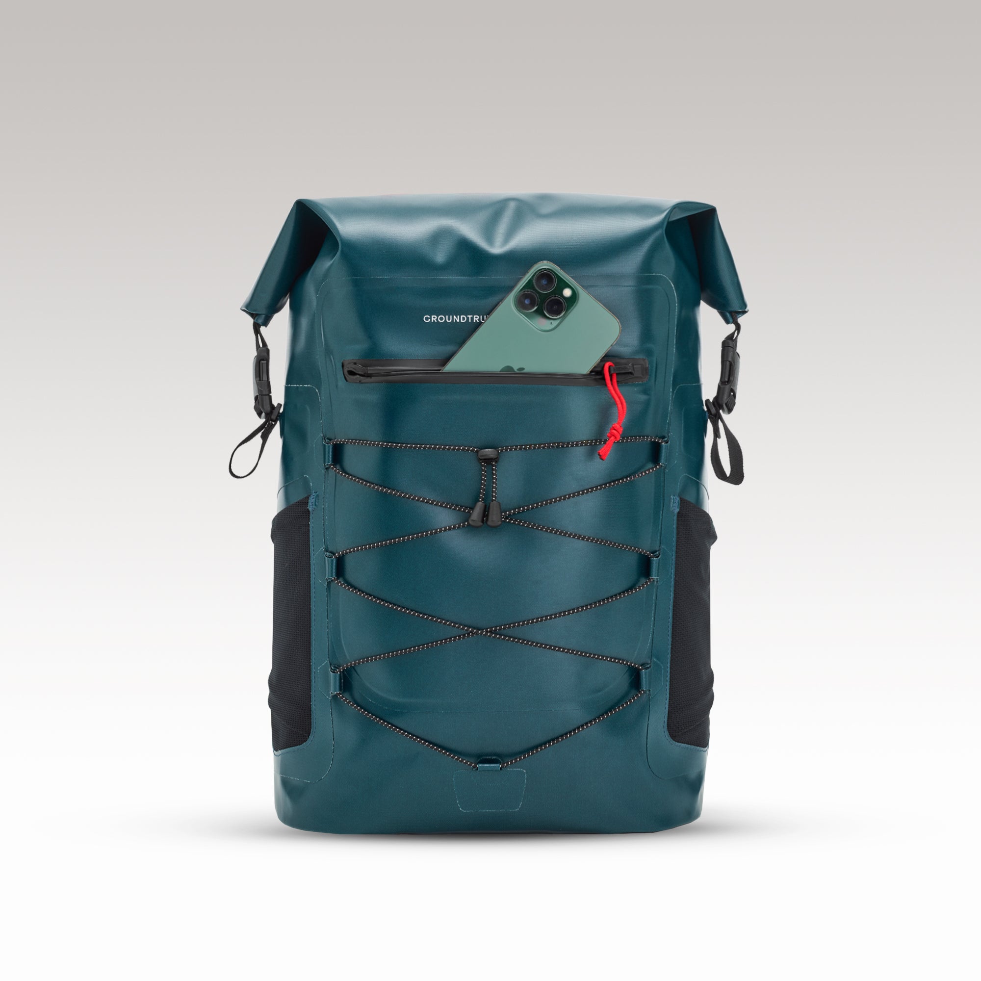 25L Roll Top Dry Backpack | UNDA - GROUNDTRUTH PADI Collaboration - #color_Ocean Green