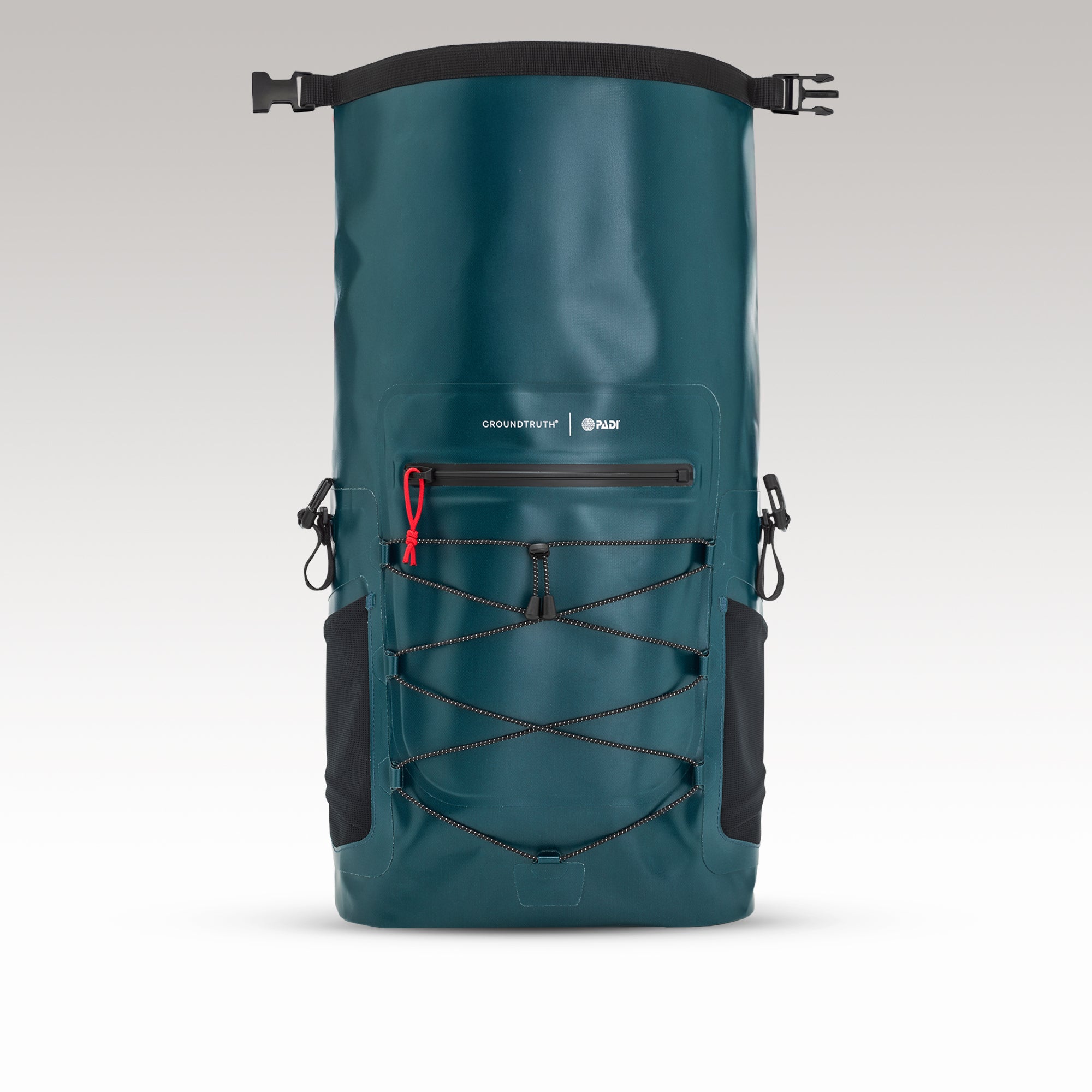 25L Roll Top Dry Backpack | UNDA - GROUNDTRUTH PADI Collaboration - #color_Ocean Green