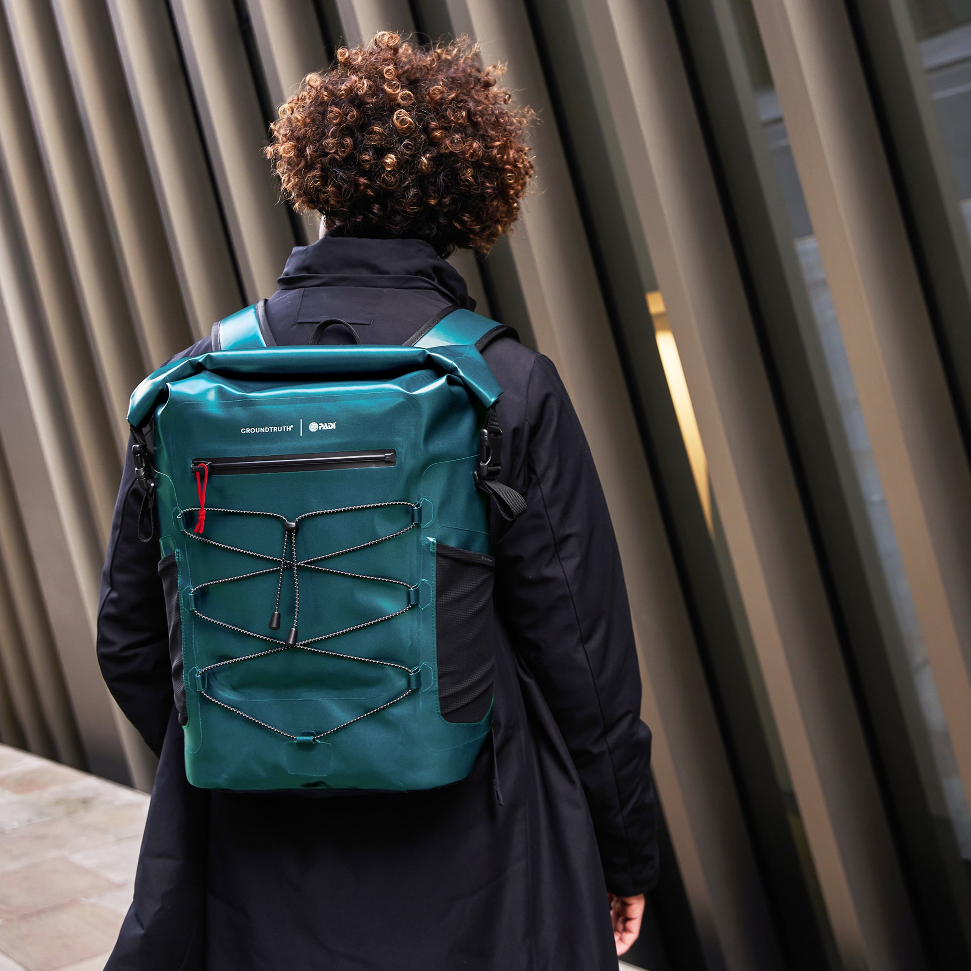 25L Roll Top Dry Backpack | UNDA - GROUNDTRUTH PADI Collaboration - #color_Ocean Green