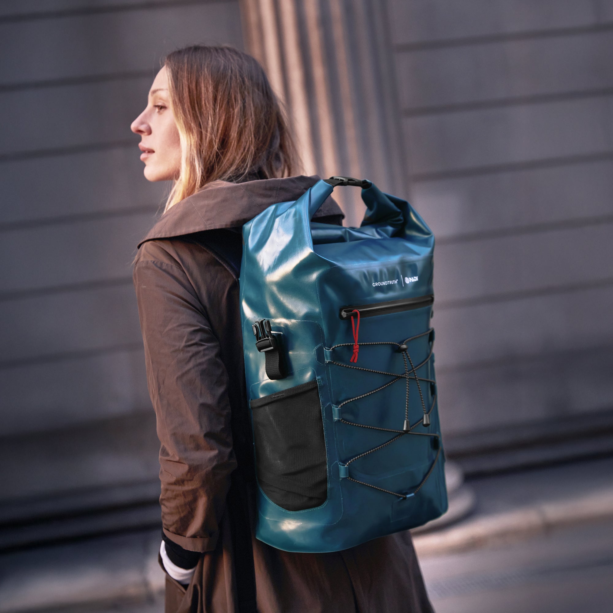 25L Roll Top Dry Backpack | UNDA - GROUNDTRUTH PADI Collaboration - #color_Ocean Green