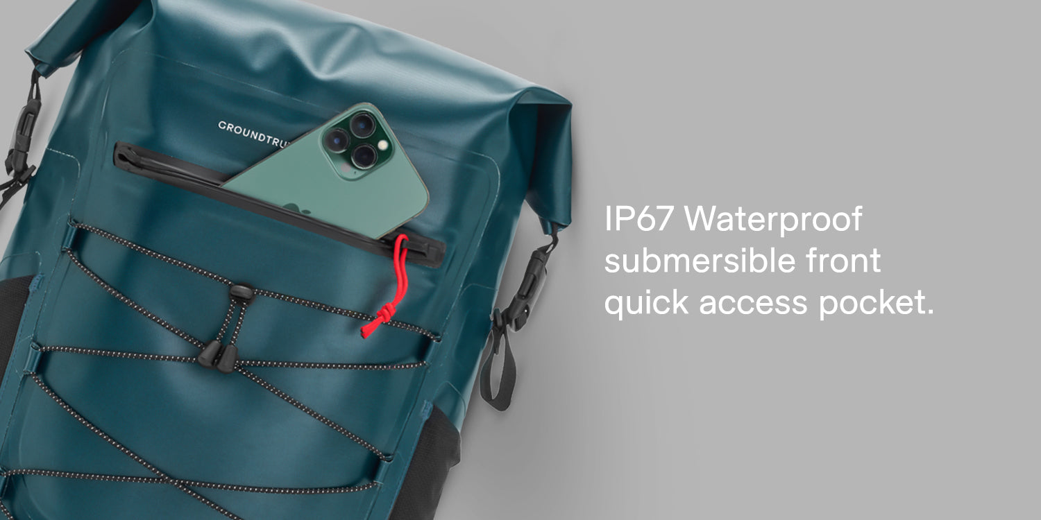 IP67 Waterproof submersible front quick access pocket