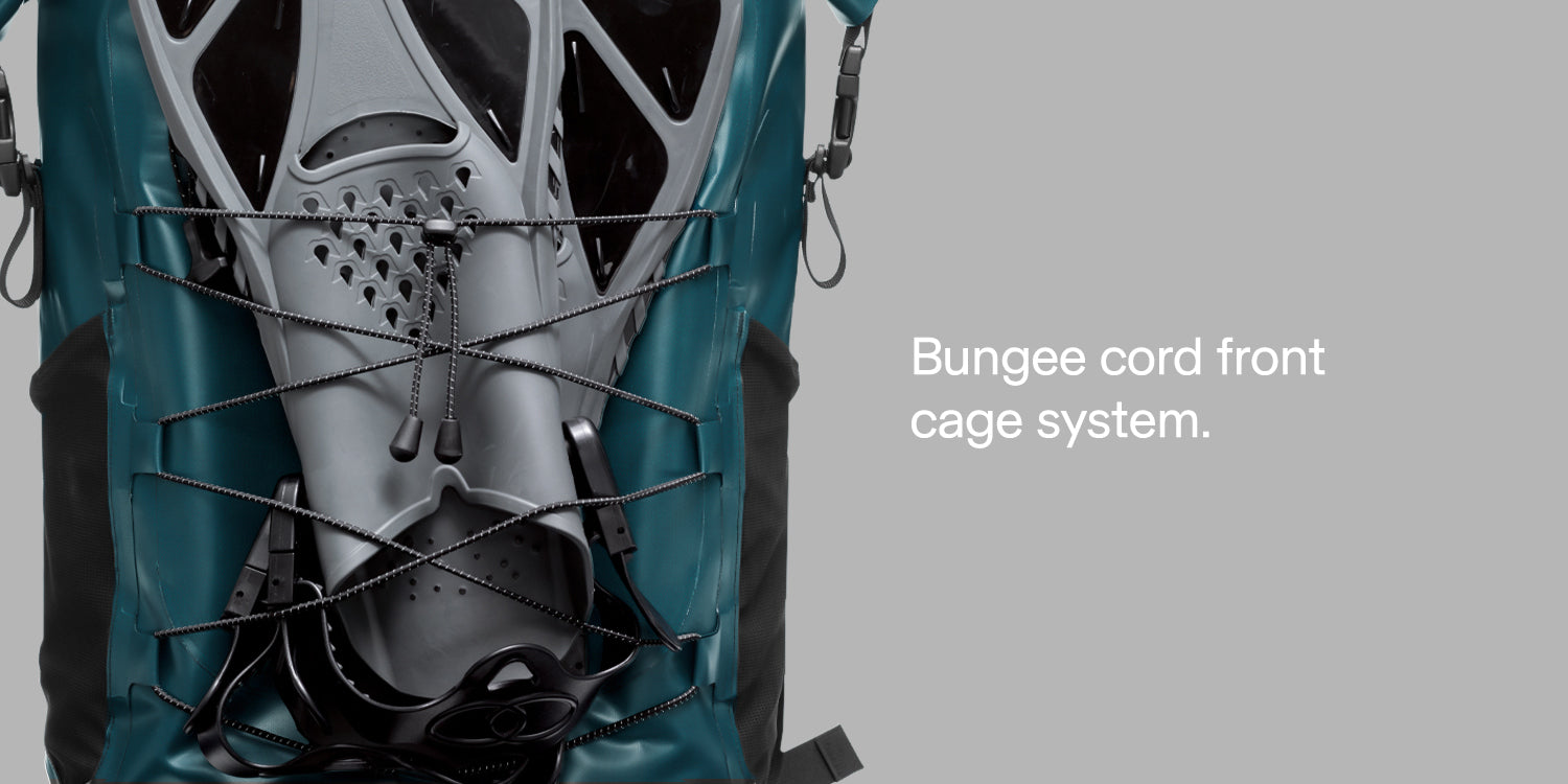 Bungee cord front cage system
