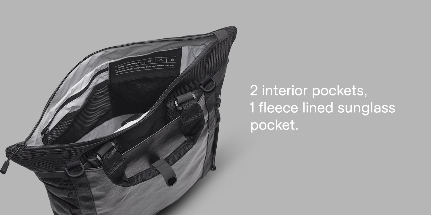 RIKR 17L Technical Tote with 2 interior pockets