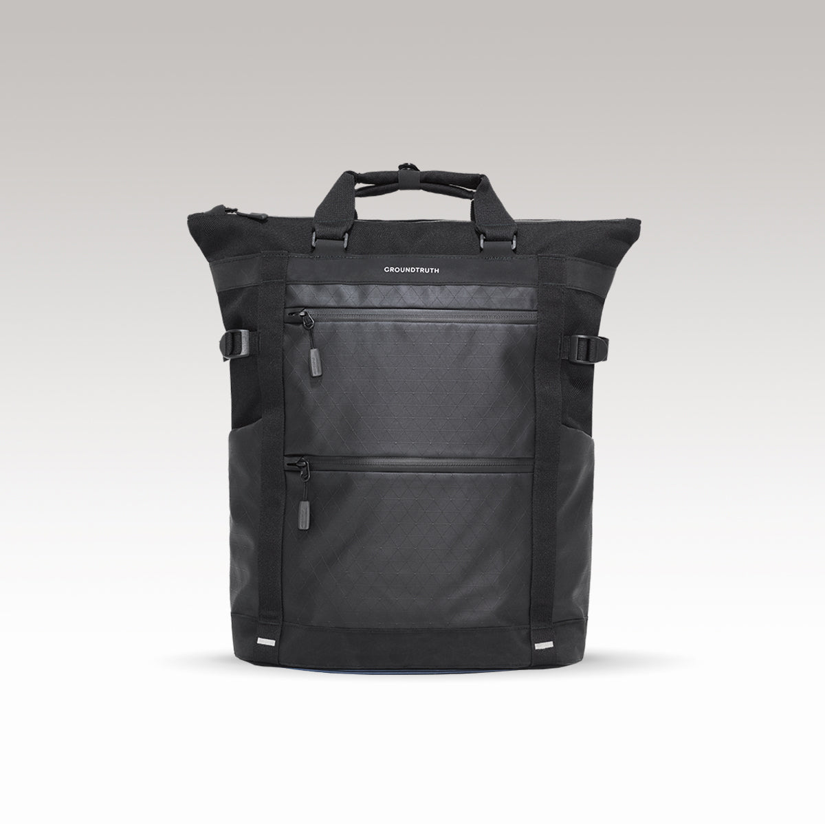 RIKR 17L Technical Tote Backpack GROUNDTRUTH color black #color_Eco-X Black