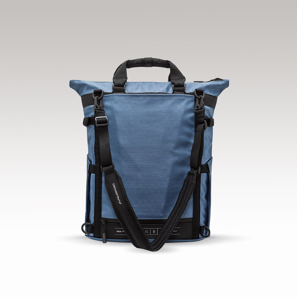 RIKR 17L Technical Tote Backpack GROUNDTRUTH color black #color_Voyage Blue