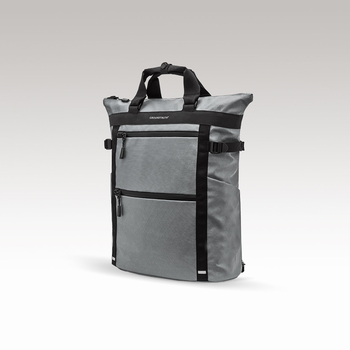 RIKR 17L Technical Tote Backpack GROUNDTRUTH color black #color_Summit Grey 