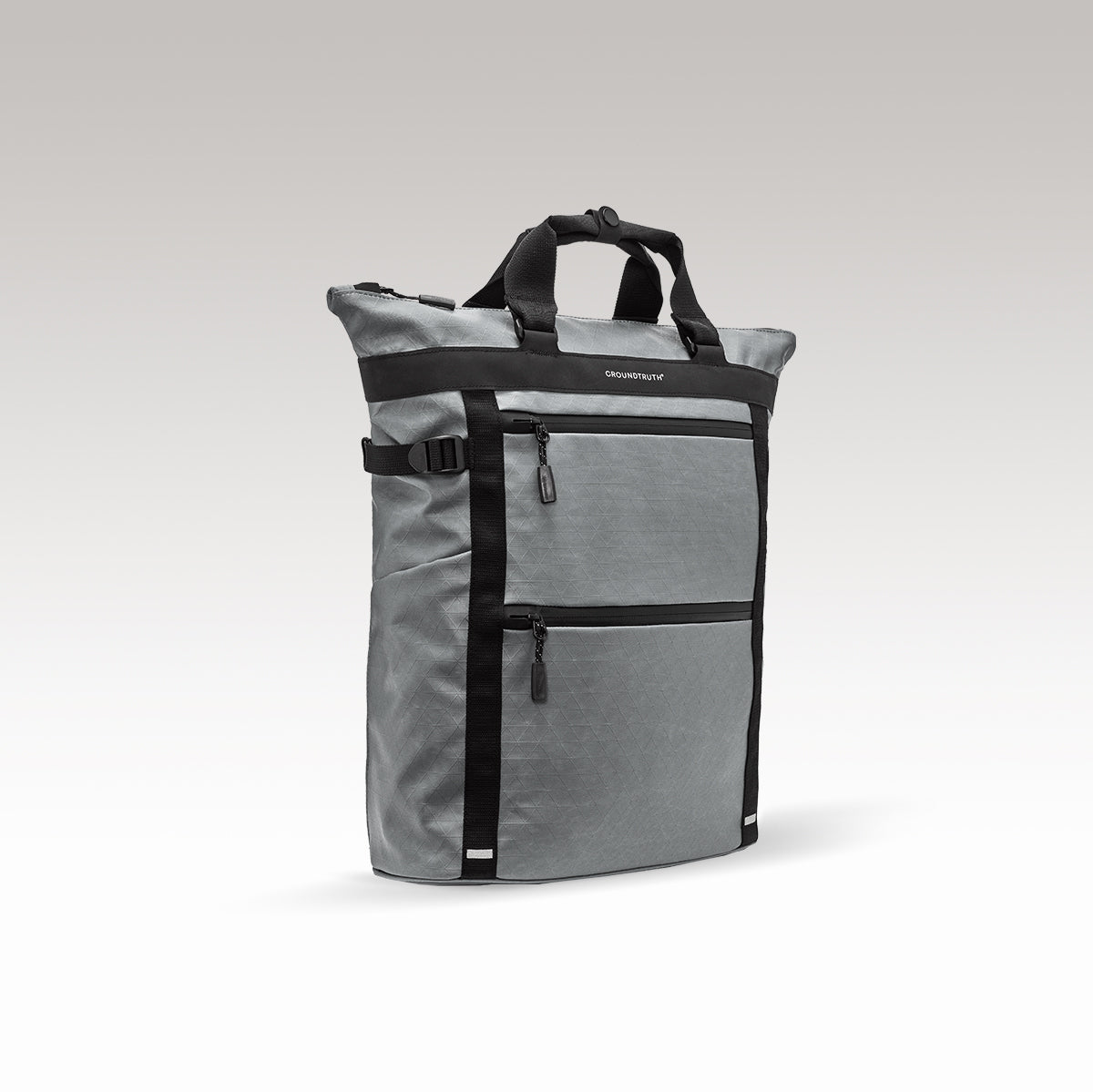 RIKR 17L Technical Tote Backpack GROUNDTRUTH color black #color_Summit Grey