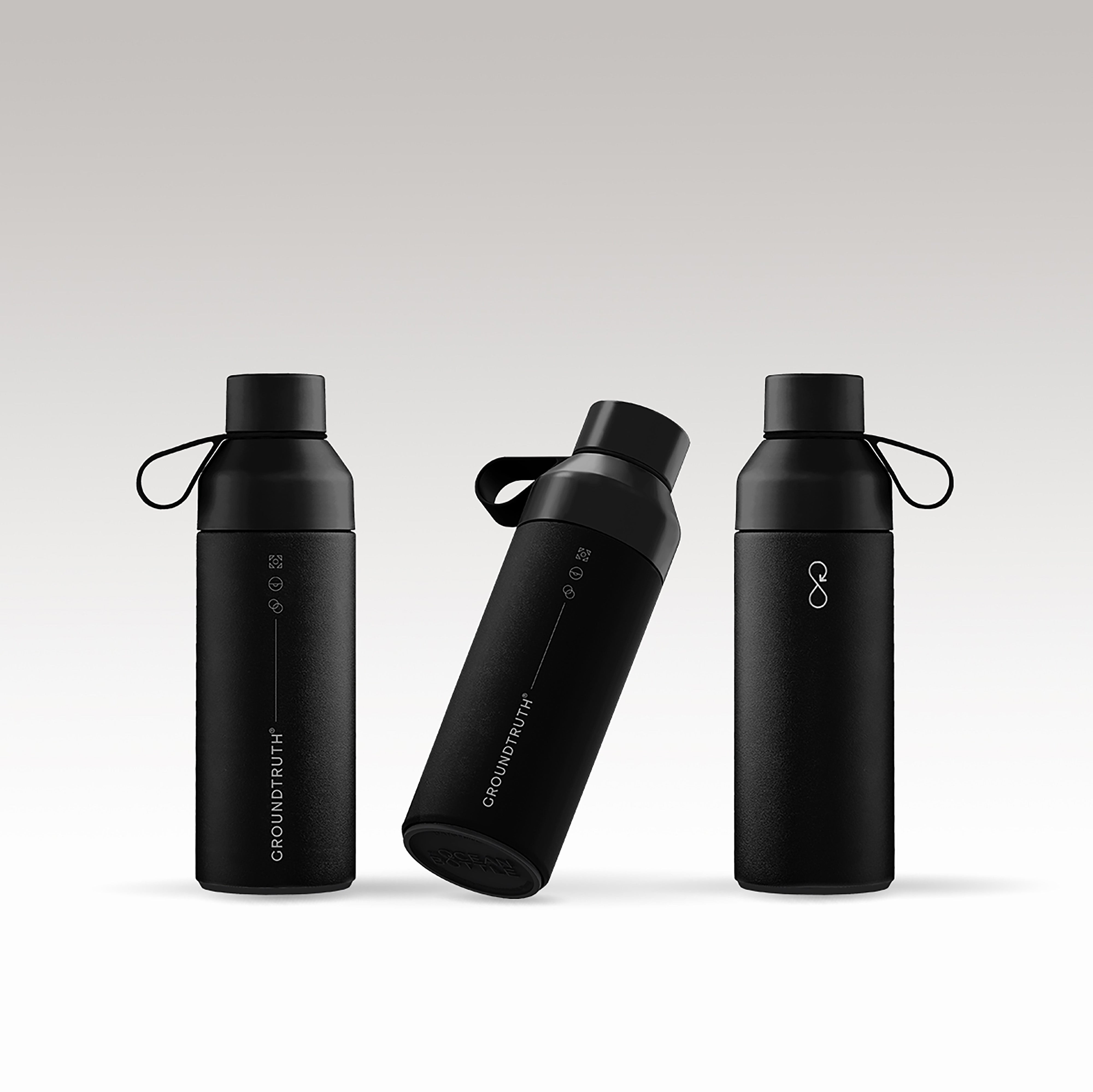 GROUNDTRUTH Ocean Bottle 500ml #color_Obsidian Black