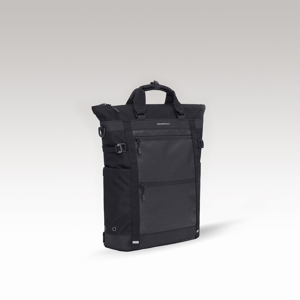 RIKR 17L Technical Tote Backpack GROUNDTRUTH color black #color_black