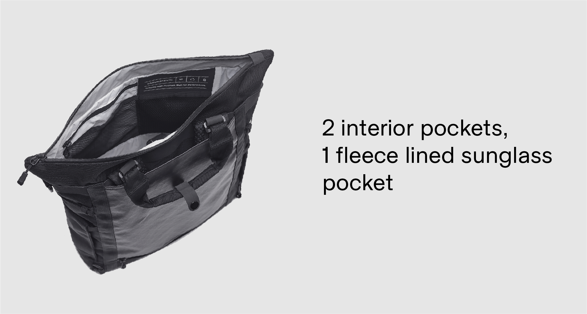 RIKR 17L Technical Tote with 2 interior pockets