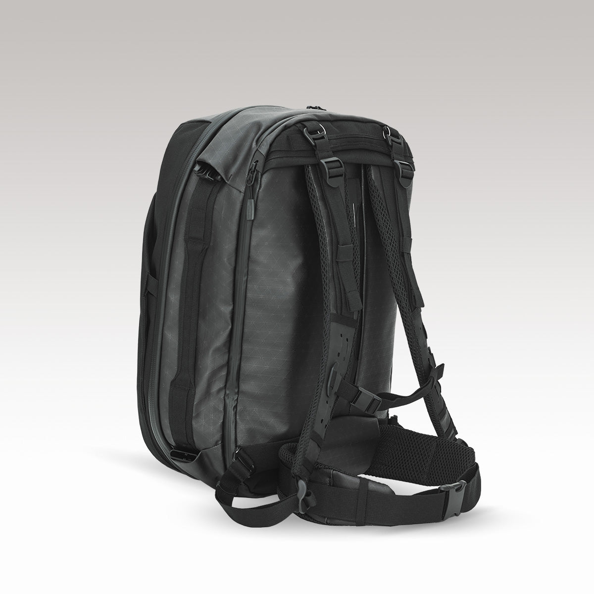 RIKR 38L Hybrid Duffle Pack Duffle GROUNDTRUTH #color_Eco-X Black