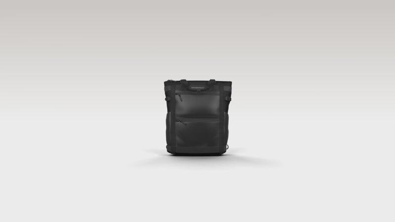 The 3D Functions ideo for the new 17L Technical Tote 3rd Generation. Landscape 